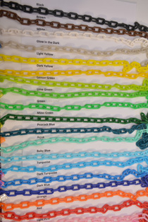 Feelfly Plastic Hooks Chain Links, 400 Pcs Rainbow Indonesia